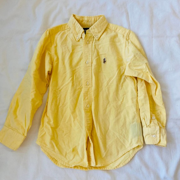 Ralph Lauren Other - Ralph Lauren Yellow Button Down Dress Shirt Size 5